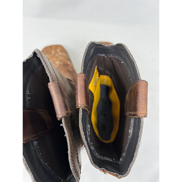 Cat Men's Hudson EH Steel Toe Cowboy Work Boots Mens 9.5 - Picture 8 of 9